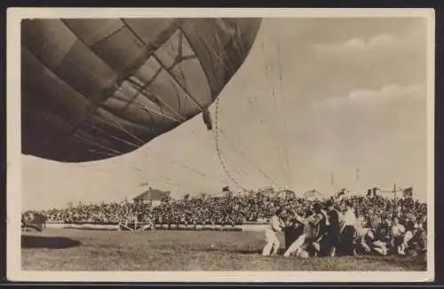 Flugpost air mail Niederlande Ballonpost selt Foto Ansichtskarte Montreal Kanada