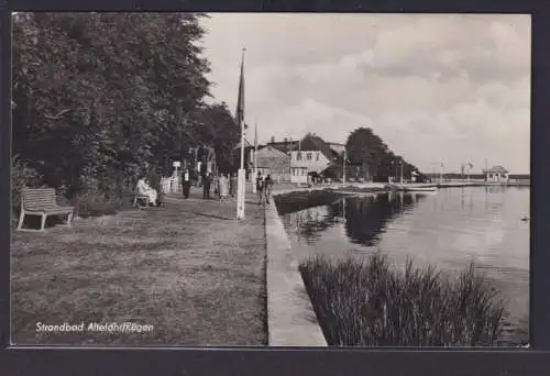 Ansichtskarte Rügen Insel Strandbad Altefähr Mecklenburg Vorpommern nach