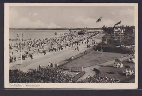 Ansichtskarte Travemünde Ostseebad Meer Strand Promenade Schleswig Holstein