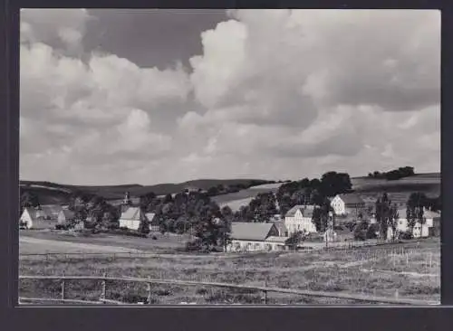 Ansichtskarte Schönfeld Sachsen Erzgebirge Ortsansicht Landschaft Foto Hanisch