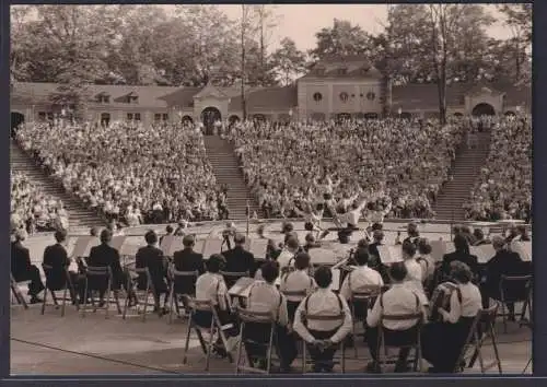 Ansichtskarte Dresden Freilichtbühne Junge Garde Großer Garten Konzert Turnen