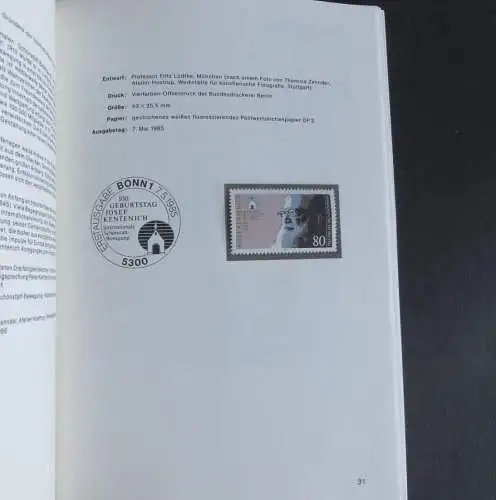 Bund Berlin Jahrbuch Deutsche Bundespost 1985 komplett postfrisch MNH