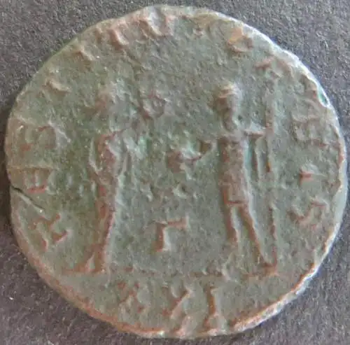 Römische Münze Probus 276-282 Antoninian RS: Victoria bekränzt Kaiser s