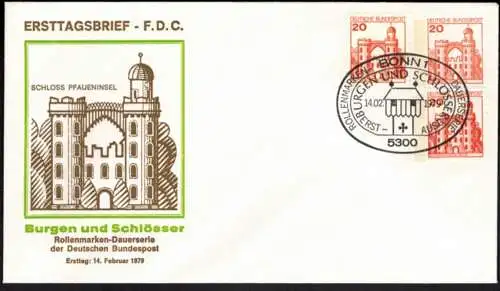 Privat Ganzsache WST 20 Pfg. B & S mit gleicher ZUF FDC B & S SST Bonn 1979