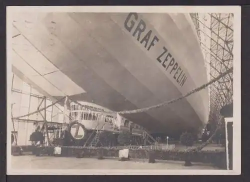 Zeppelin Flugpost Airmail Deutsches Reich Foto Ansichtskarte Taufe des LZ 127