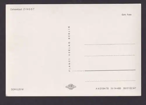 Ansichtskarte Zingst Mecklenburg Vorpommern Ostsee