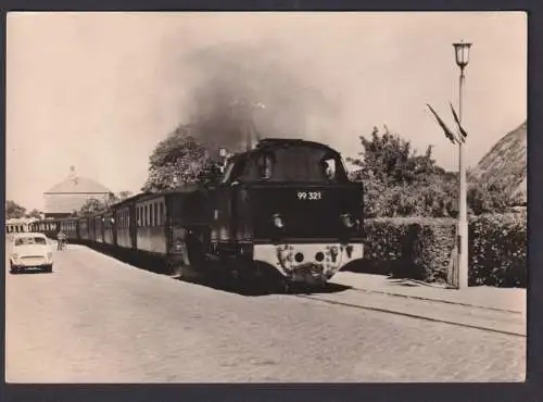 Eisenbahn Ansichtskarte Kühlungsborn Mecklenburg Vorpommern Ostsee Molly