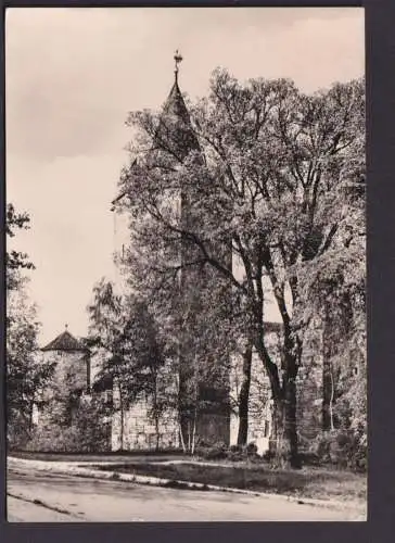 Ansichtskarte Mühlhausen Thüringen Thomas Müntzer Denkmal Stadtmauer Rabenturm