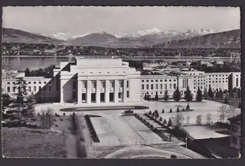 Ansichtskarte Geneve Genf Schweiz Le Palais des Nation n. Menziken