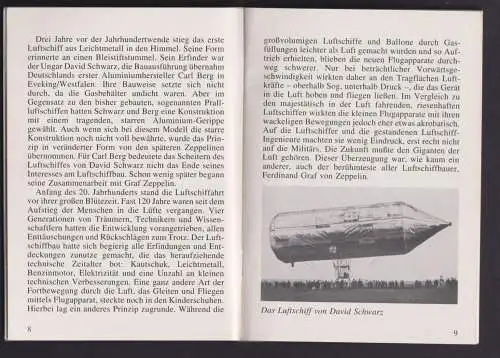 Zeppelin Literatur Thales Themenhefte Broschüre 48 Seiten Reklame u.a. Fuji Film