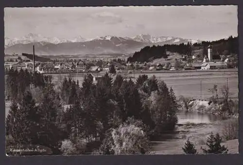 Ansichtskarte Biessenhofen Bayern Allgäu Totalansicht Gebirge