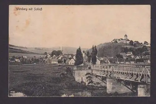 Ansichtskarte Wernberg Österreich Schloss Brücke n. Dachau München Bayern