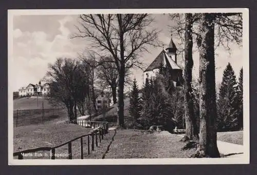 Ansichtskarte Siegsdorf Bayern Maria Eck Kapelle Wallfahrtskirche Kloster ab