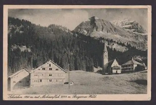 Ansichtskarte Schröcken Österreich Begrenzer Wald Mohnenfluh Gebirge n.