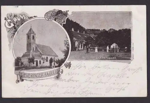 Ansichtskarte Sieveringen Österreich Sieveringer Kapelle n. Korneuburg