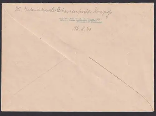 Flugpost Brief Air Mail Sowjetunion Ganzsache 60 K mit tollem Sonderstempel 1960