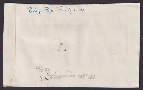 Flugpost R Brief Air Mail Ungarn Erstflug Budapest Steinigtwolmsdorf Sachsen DDR