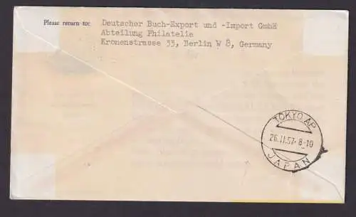 Flugpost Brief Air Mail SAS Schweden Polar Flown over the Pole toller Umschlag