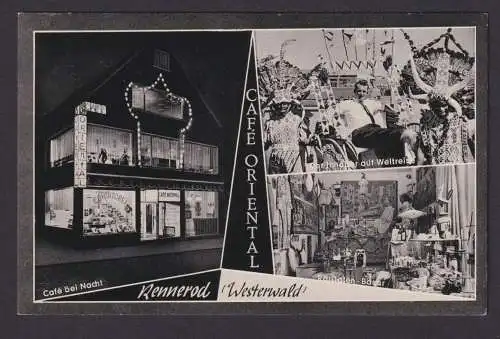 Ansichtskarte Rennerod Rheinland Pfalz Westerwald Gastronomie Cafe Oriental Inh.