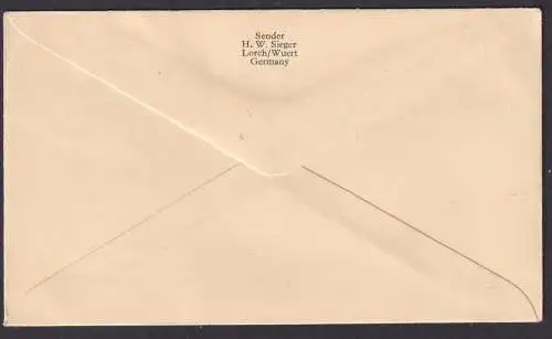 Flugpost Brief Air Mail Großbritannien Ganzsache 1st Viccount Flight Lufthansa