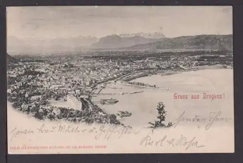 Ansichtskarte Bregenz Bodensee Österreich 1901 Weicht Bayern