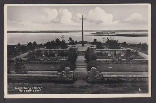 Ansichtskarte Angerburg Ostpreußen Ostgebiete Heldenfriedhof