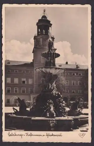 Ostmark Österreich Salzburg München Deutsches Reich Ansichtskarte Hofbrunnen