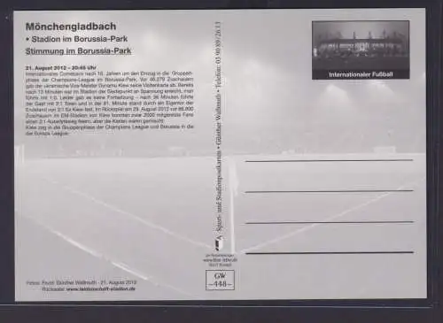 Ansichtskarte Fußballstadion Mönchengladbach Deutschland NRW Borussia Park