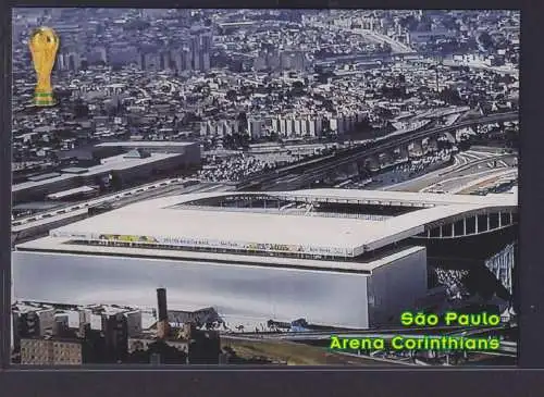 Ansichtskarte Fußballstadion Sao Paulo Brasilien Arena Corinthians