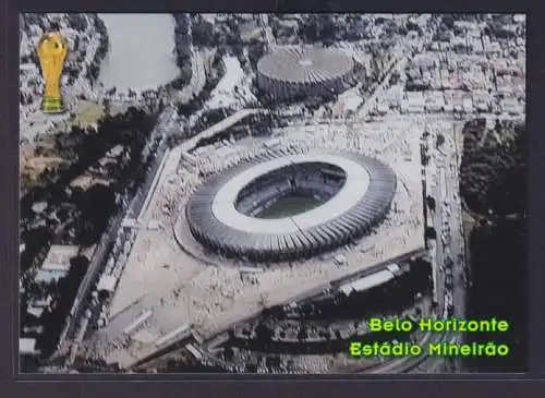 Ansichtskarte Fußballstadion Belo Horizonte Brasilien Estadio Mineirao