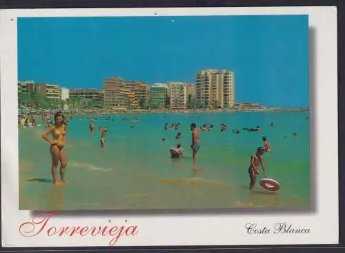 Ansichtskarte Torrevieja Spanien Costa Brava Alicante nach Bornem Belgien