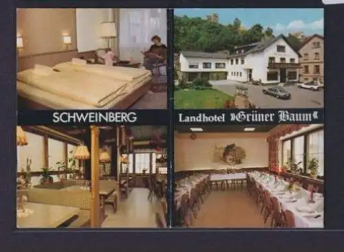 Ansichtskarte Schweinberg Baden Württemberg Hardheim Landhotel Grüner Baum