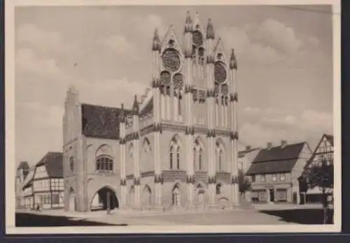 Ansichtskarte Tangermünde Sachsen Anhalt Rathaus