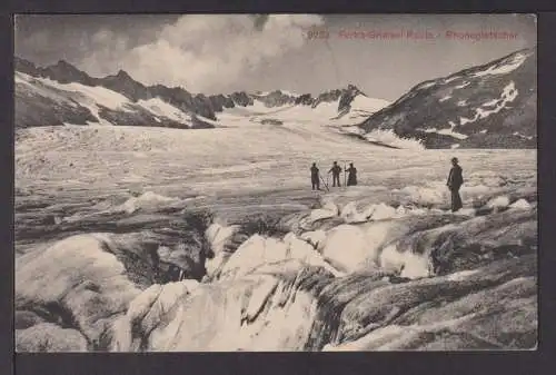 Ansichtskarte Furka Grimsel Route Rhonegletscher Schweiz