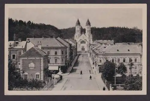 Ansichtskarte Amstetten Baden Württemberg Bahnhofstrasse Verlag P. Ledermann