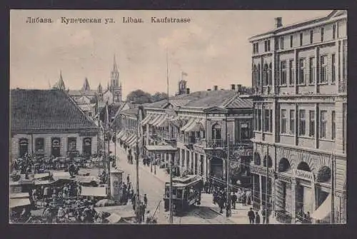 Ansichtskarte Libau Preußen Deutsche Ostgebiete Liepaja Lettland Ostsee Hafen