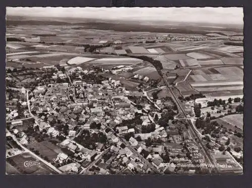 Ansichtskarte Sachsenhausen Waldeck Hessen Luftbild Totalansicht ab Giessen n.