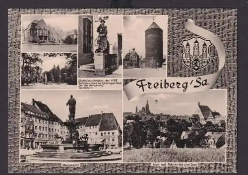 Ansichtskarte Freiberg Sachsen Versch. Ansichten Verlag Erhard Neubert KG