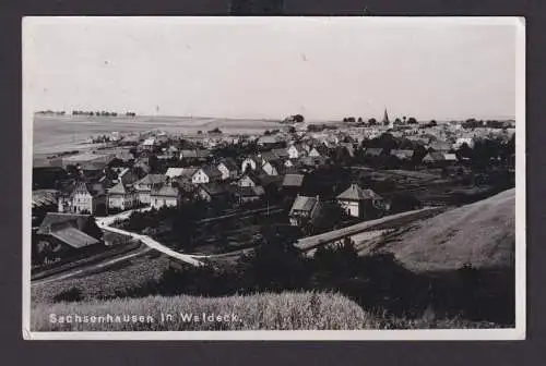 Ansichtskarte Sachsenhausen Waldeck Hessen Totalansicht n. Hildesheim