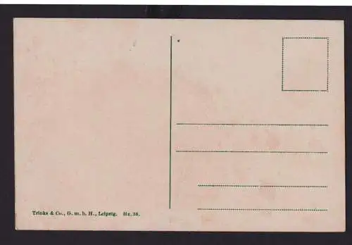 Ansichtskarte Goslar Niedersachsen Totalansicht Verlag Trinks % Co.Leipzig