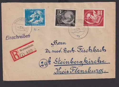 DDR R Brief 271-2 Blockeinzelmarken Block 7 Debria + 273 Bergmann Bergbau