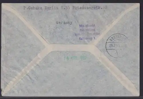 Flugpost DDR Brief Bogenecke Eckrand Interflug Leipzig Kopenhagen 1960