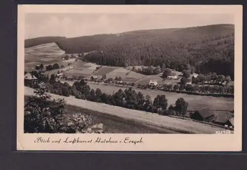 Ansichtskarte Holzhau Erzgebirge Landschaft Wald Sachsen nach Erfurt Thüringen