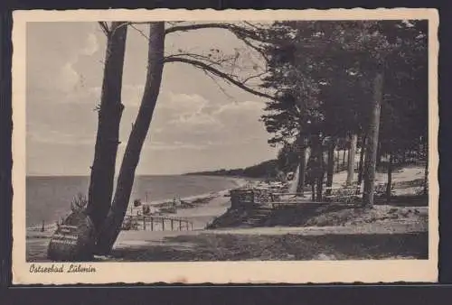 Ansichtskarte Lubmin Ostseebad Meer Strand Wald Bäume Mecklenburg Vorpommern