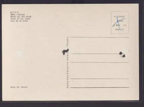 Ansichtskarte Brno Brünn Böhmen Mähren Tschechien Totalansicht