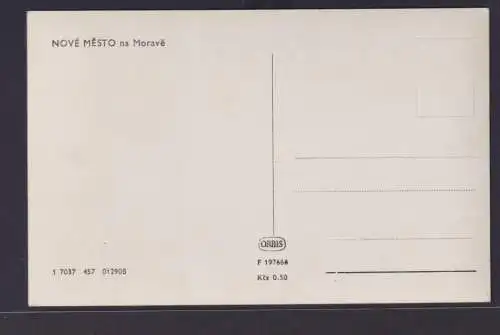 Ansichtskarte Nove Mesto Tschechien Mähren Ortsansicht Landschaft