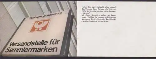 Bund Deutsche Post Geschenkheft mit Block 25 Jahre Bundesrepublik