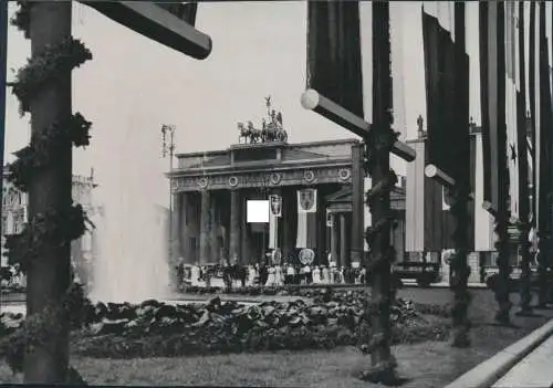 Sport Deutsches Reich Sammelbild Brandenburger Tor Olympia Band II Bild Nr.2