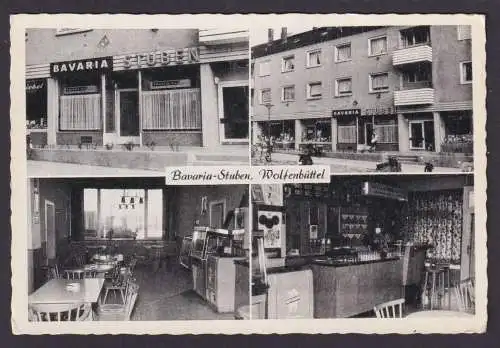 Ansichtskarte Wolfenbüttel Bavaria Stuben Gastronomie Inh. Richard Roschke