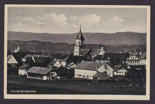 Ansichtskarte Polling b. Weinheim Bayern München